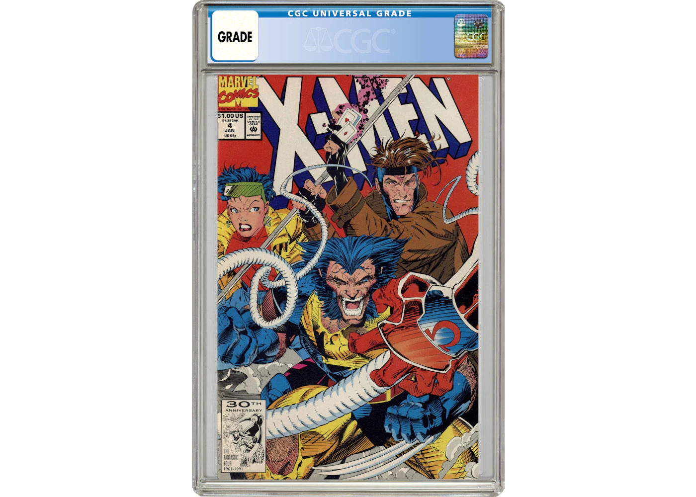 Marvel X-Men #4 (1st App. of Omega Red) Comic Book CGC Graded