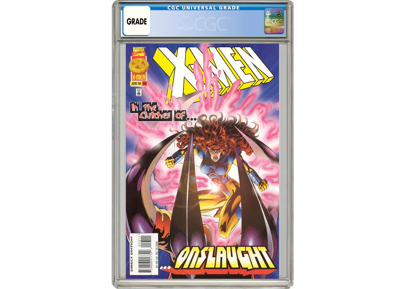 Marvel X-Men #53 (1st Full App. of Onslaught) Comic Book CGC Graded