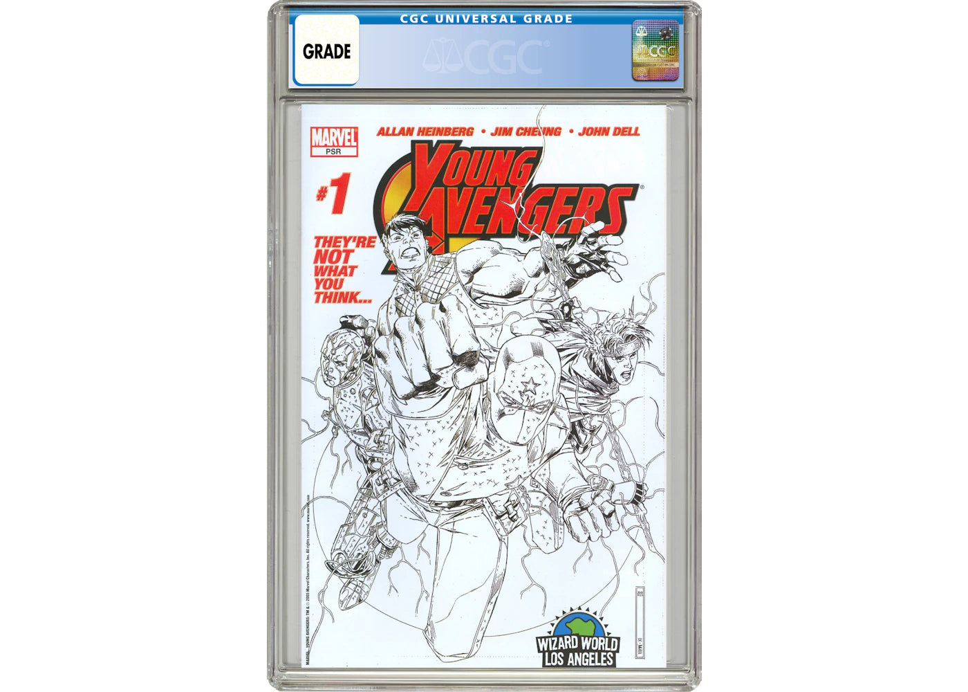 Marvel Young Avengers (2005) #1WW.LA Comic Book CGC Graded