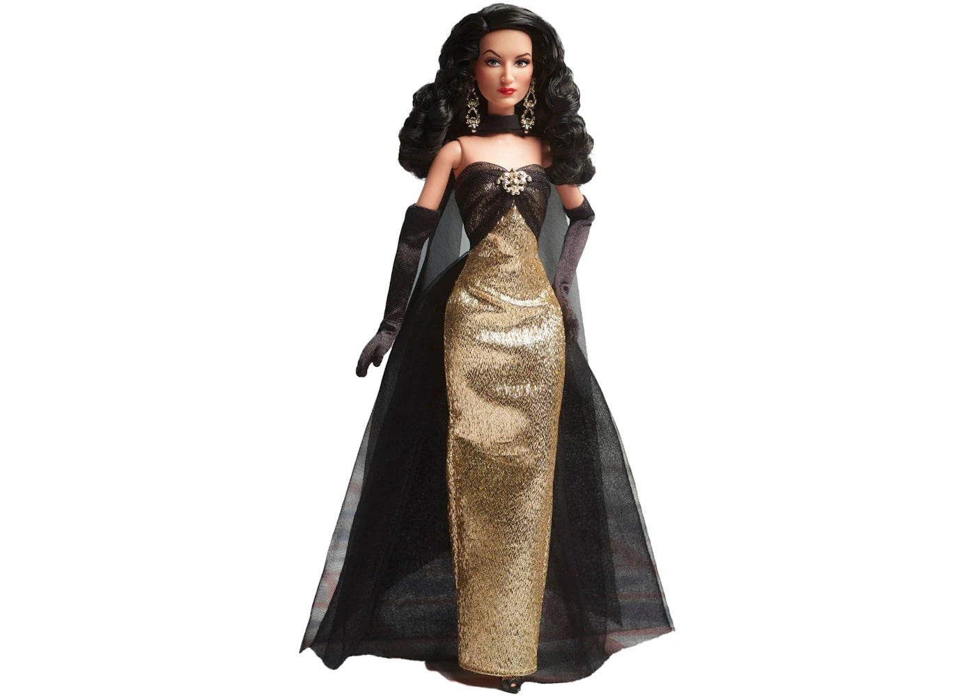 Mattel Barbie Maria Felix Glimmering Gold Gown Doll