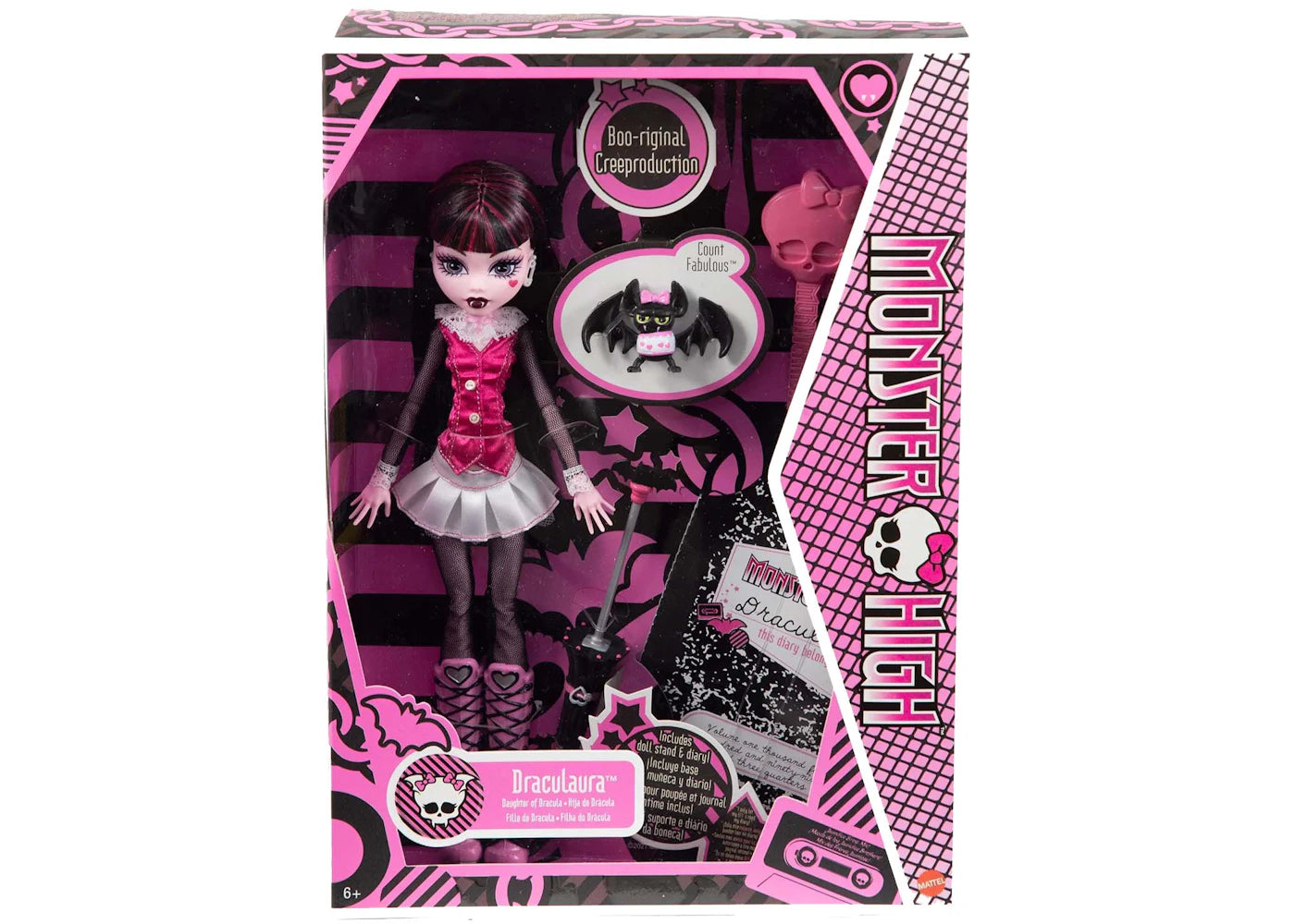 Mattel Monster High Draculaura Reproduction Doll 2022
