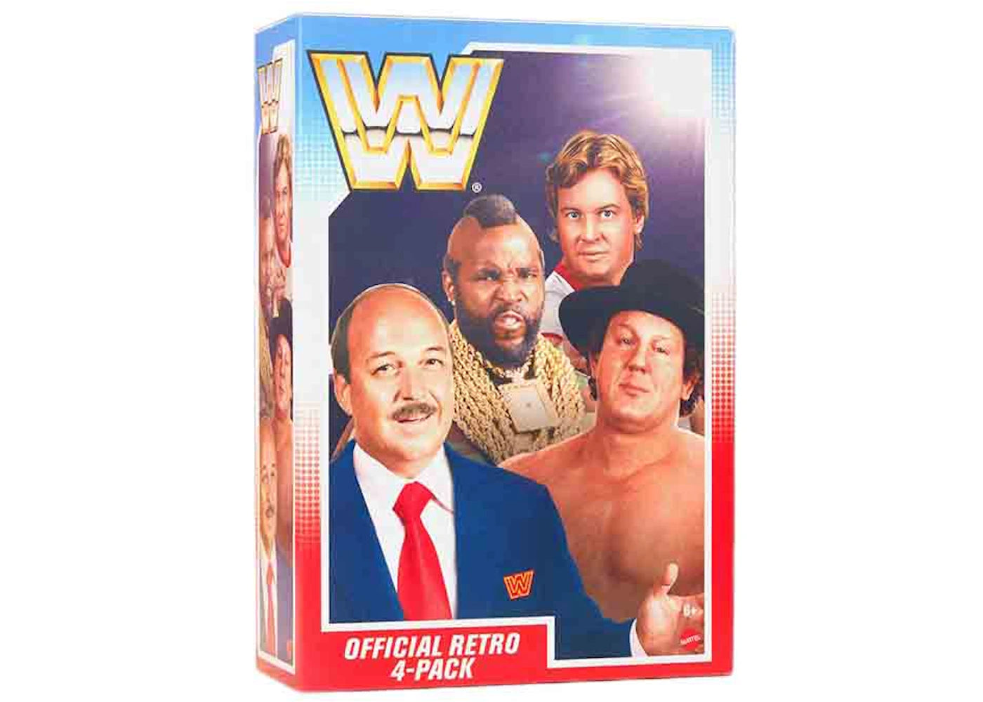 Mattel WWE Retro Wave 1 Figure 4-Pack Set