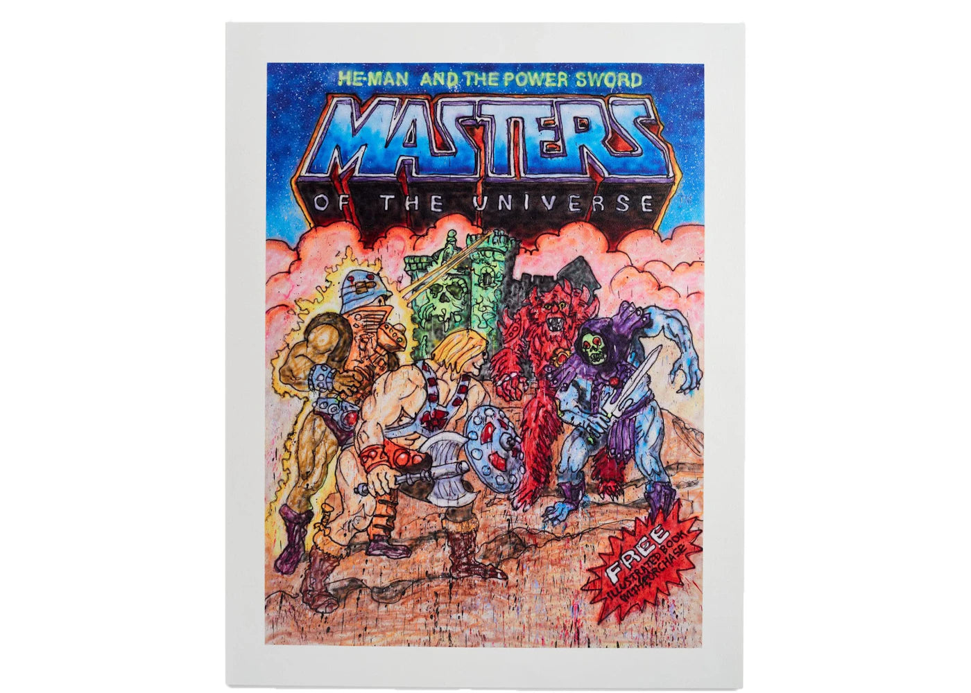Mattel Madsaki Masters of the Universe Power Swoard Print