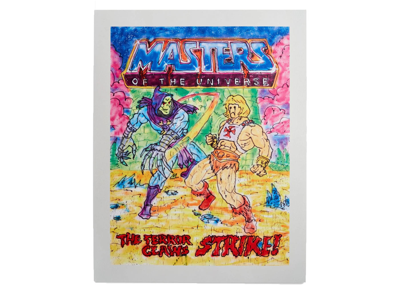 Mattel Madsaki Masters of the Universe Terror Claws Print