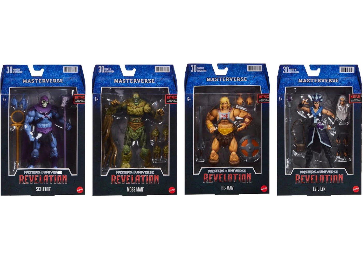 Mattel Masters of the Universe Revelation Masterverse 4-Pack Action Figure