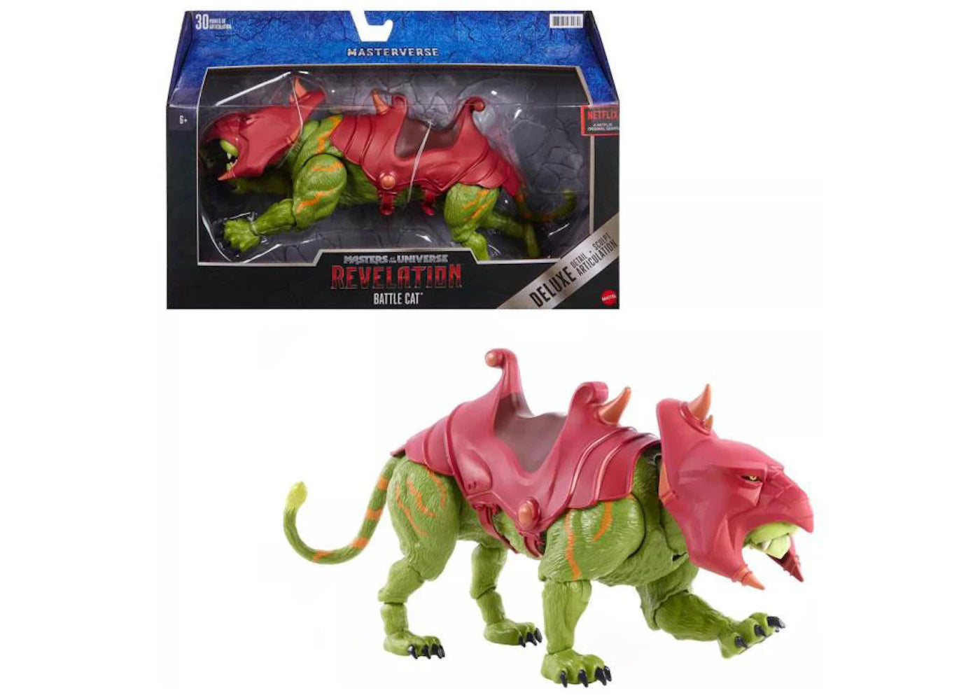 Mattel Masters of the Universe Revelation Masterverse Deluxe Battle Cat Action Figure