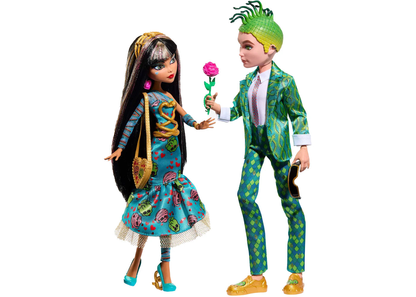 Mattel Monster High Cleo and Deuce Howliday Love Edition 2 Pack Dolls