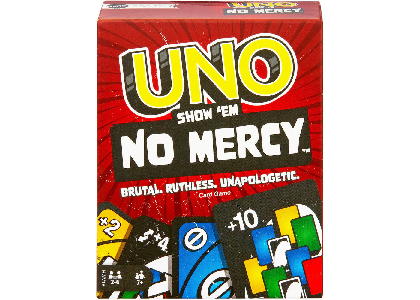Mattel UNO Show ‘em No Mercy Card Game