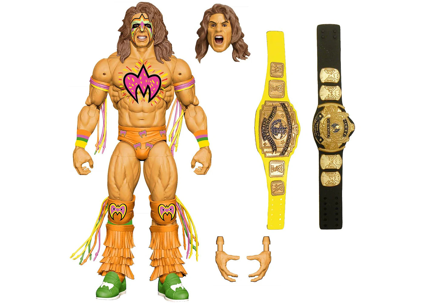 Mattel WWE Ultimate Warrior Ultimate Edition Fan Takeover Action Figure