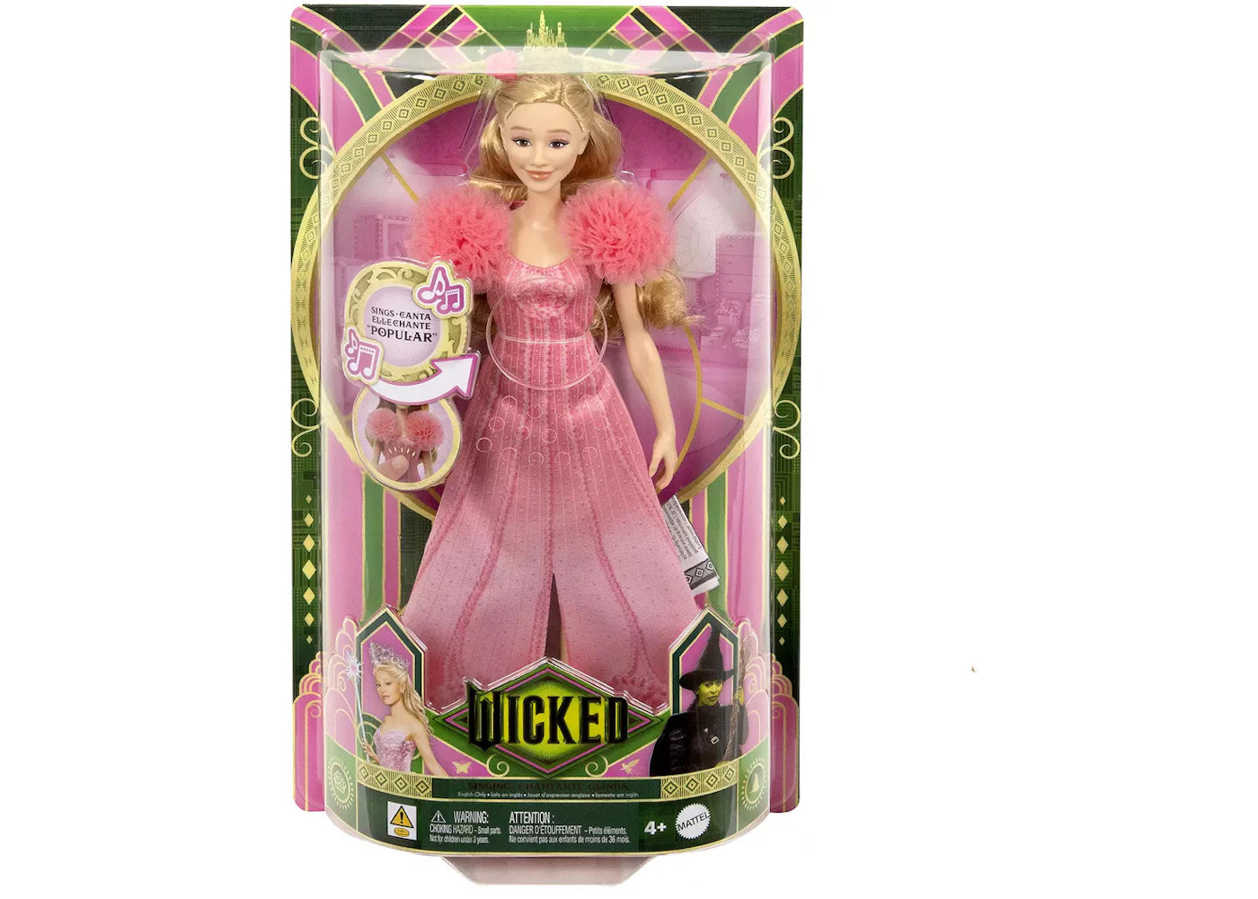 Mattel Wicked Movie Singing Glinda Doll
