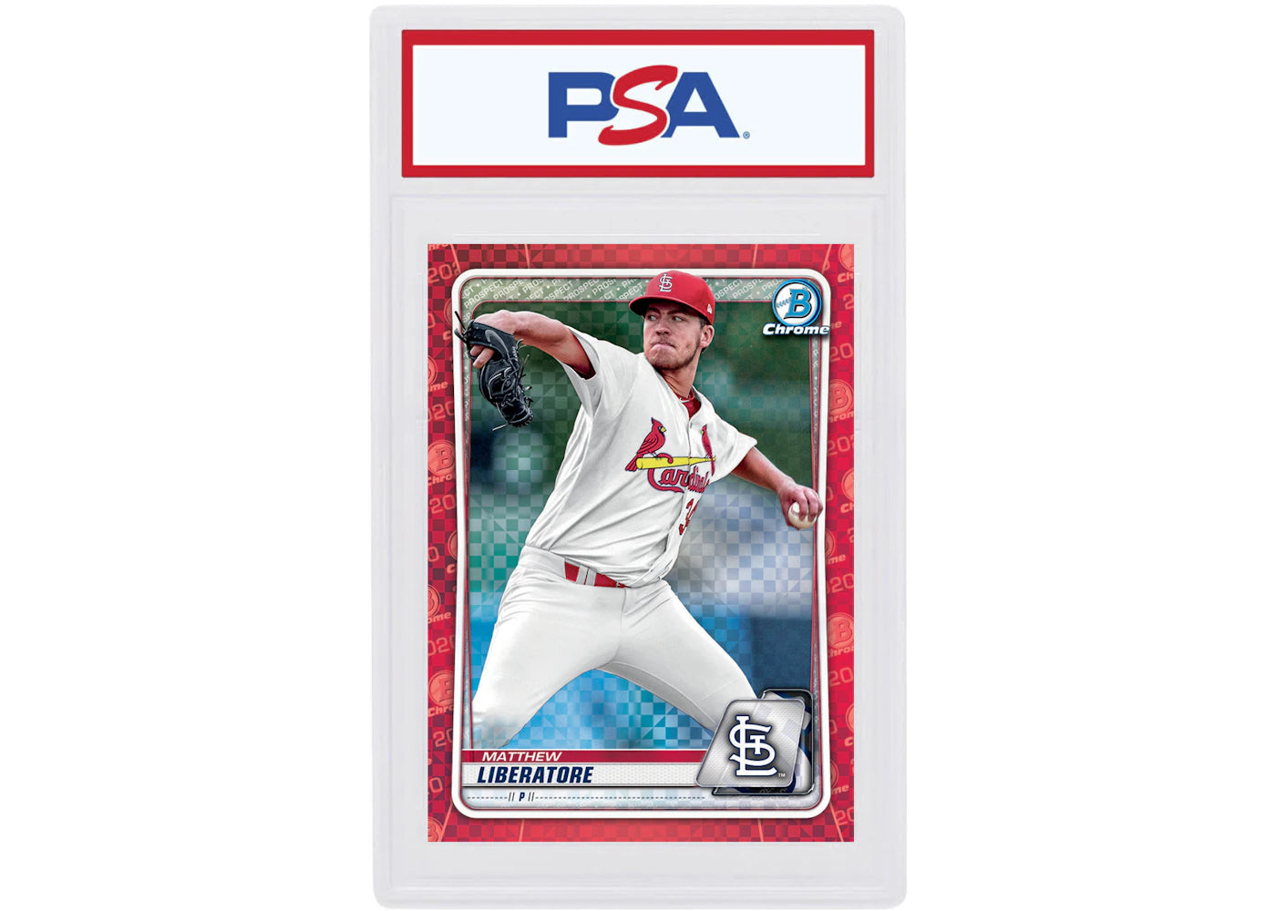 Matthew Liberatore 2020 Bowman Chrome X Red X-Fractor 1/1 #BCP-209