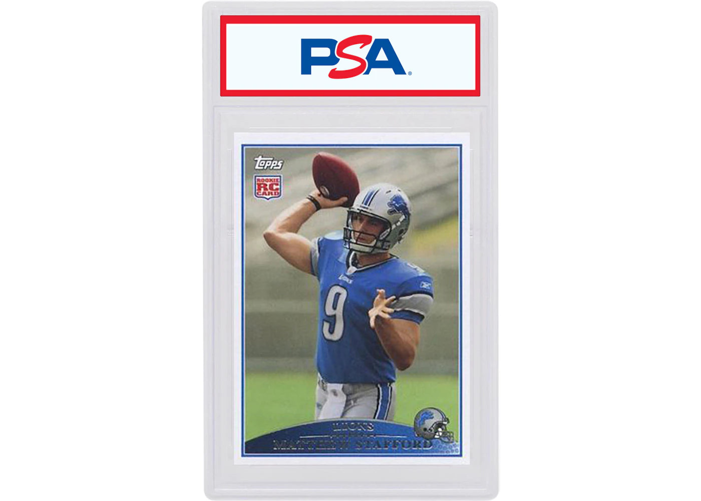Matthew Stafford 2009 Topps Rookie #430A (PSA or BGS Graded)
