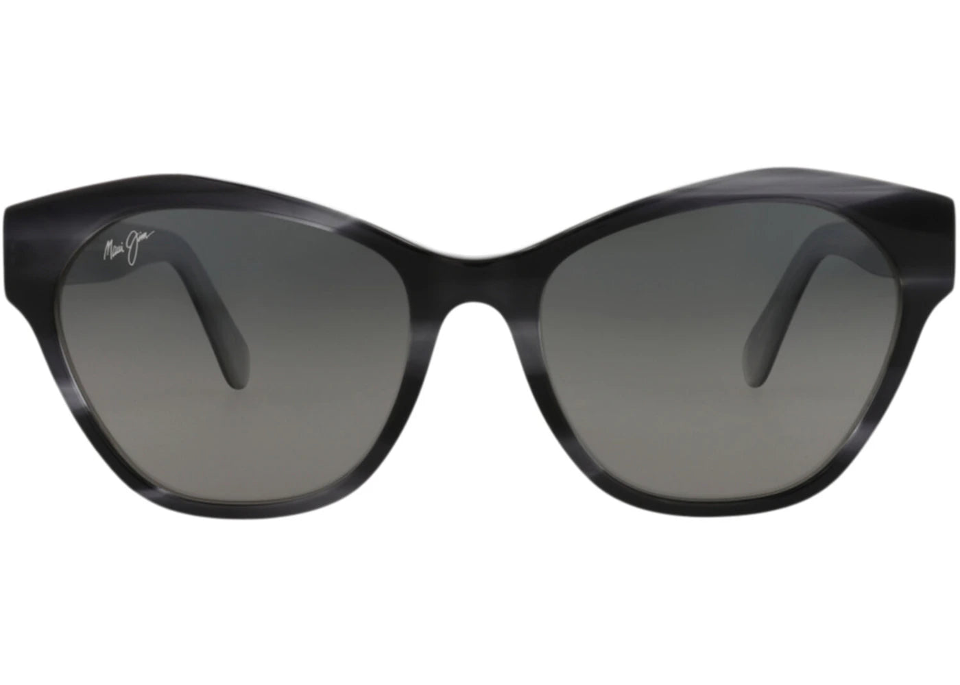 Maui Jim Cat Eye-Frame Acetate Sunglasses Black/Black/Grey (GS819-02A)