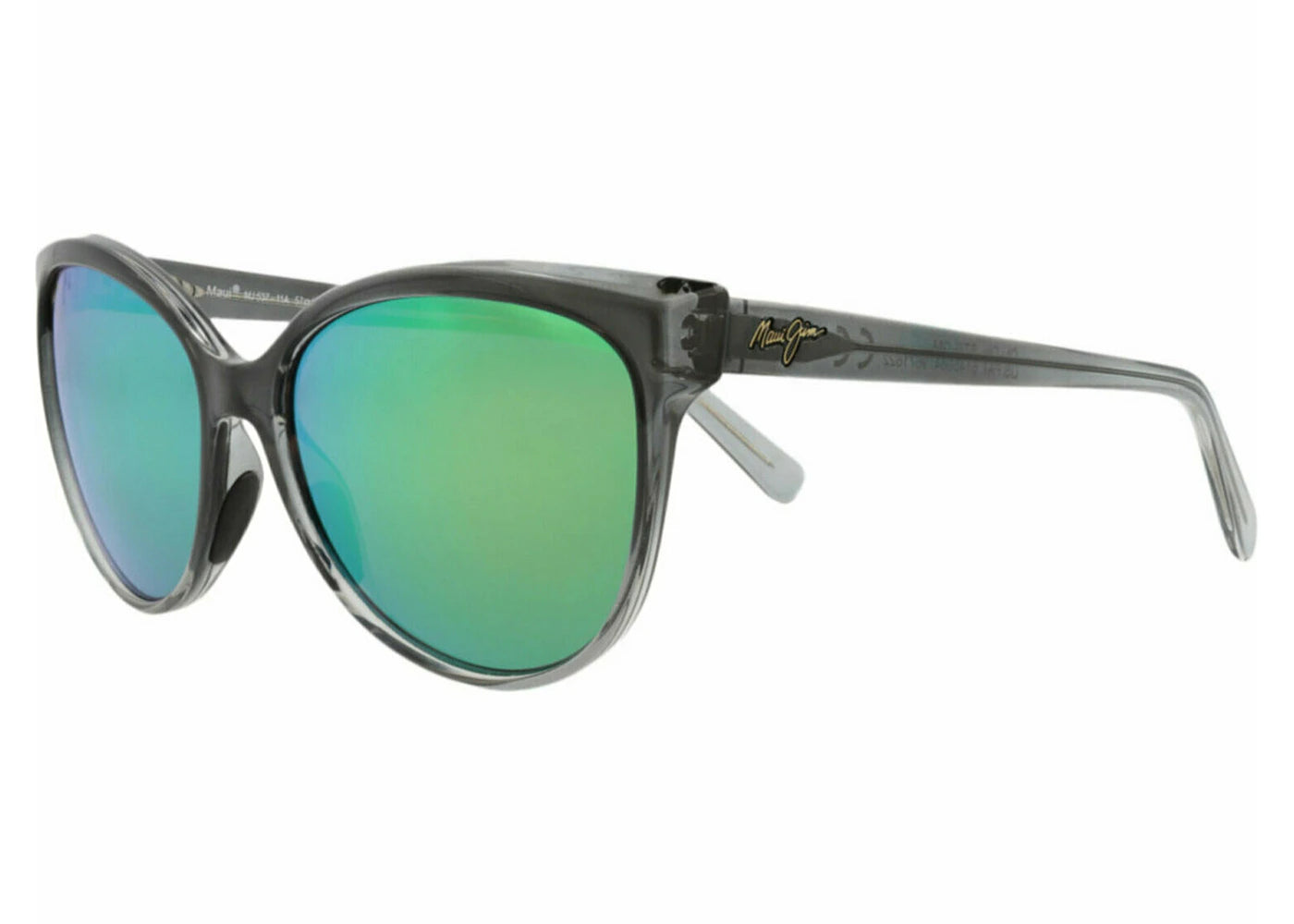 Maui Jim Cat Eye Sunglasses Grey/Grey/Green (GM537-11A)