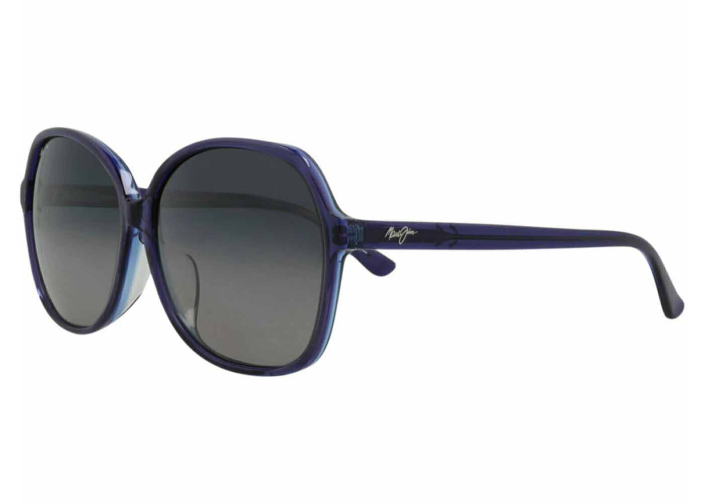 Maui Jim Round Sunglasses Blue/Blue/Grey (GS795N-08D)