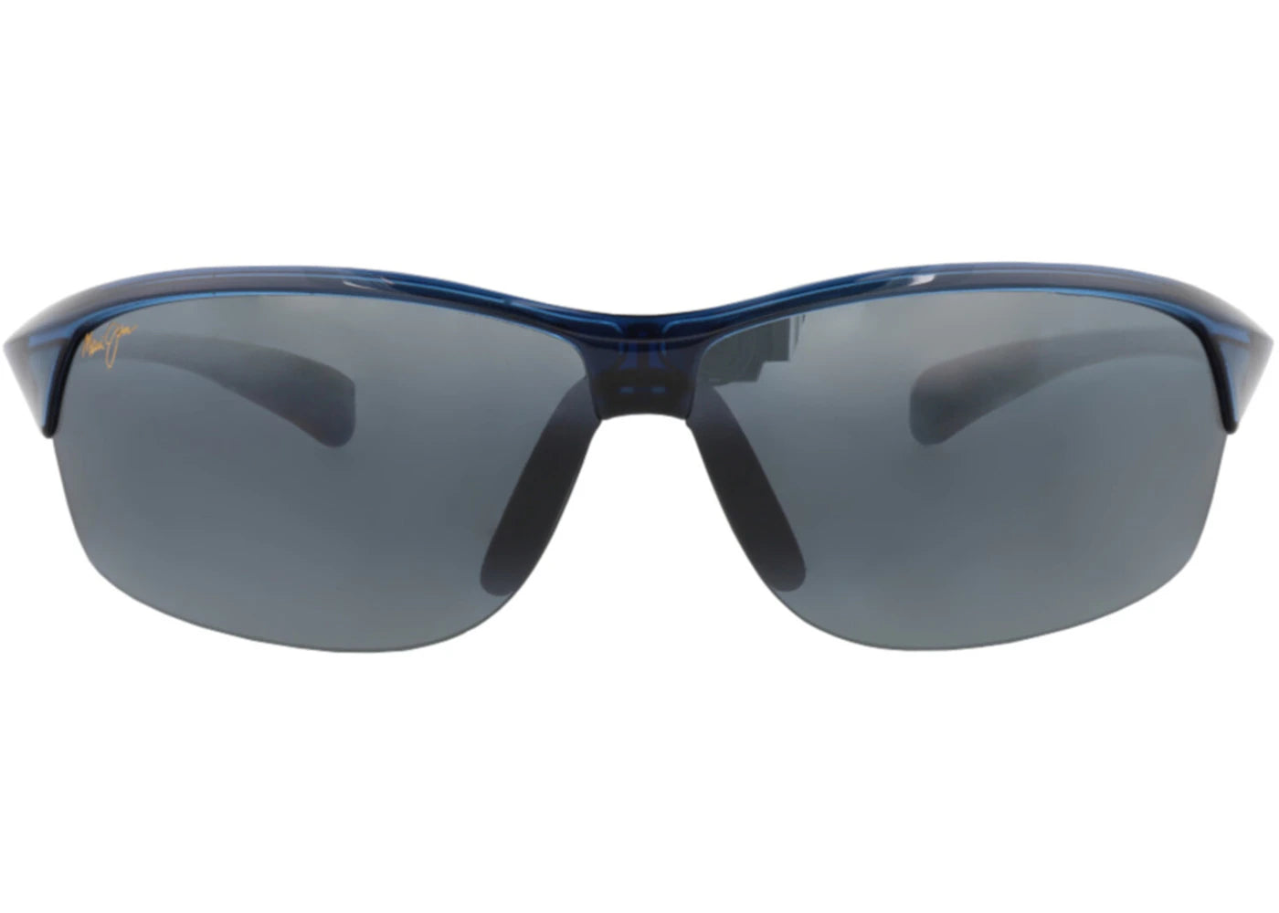 Maui Jim Shield-Frame Injected Sunglasses Blue Blue Grey (430-03)