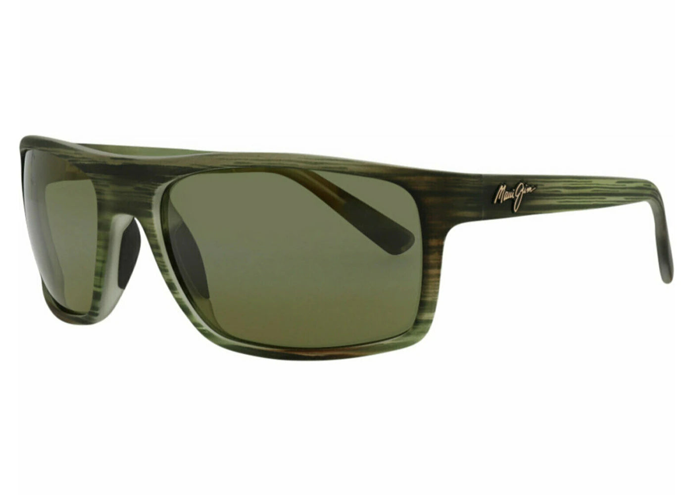 Maui Jim Shield Sunglasses Green/Green/Green (HT746-15MR)
