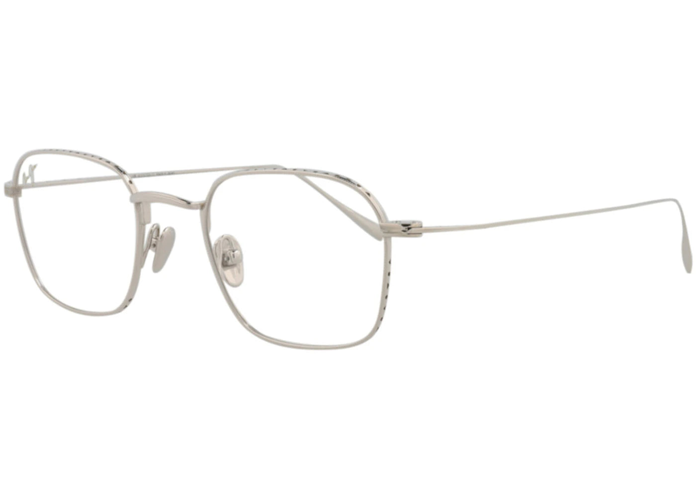 Maui Jim Square Eyeglasses Silver/Silver/Transparent (MJO2722-17)