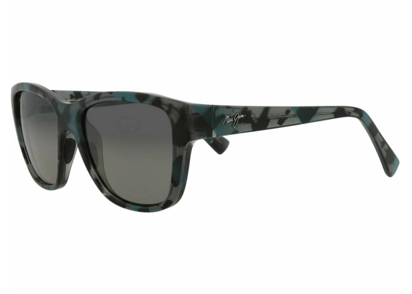 Maui Jim Square Sunglasses Blue/Blue/Grey (GS538-03J)