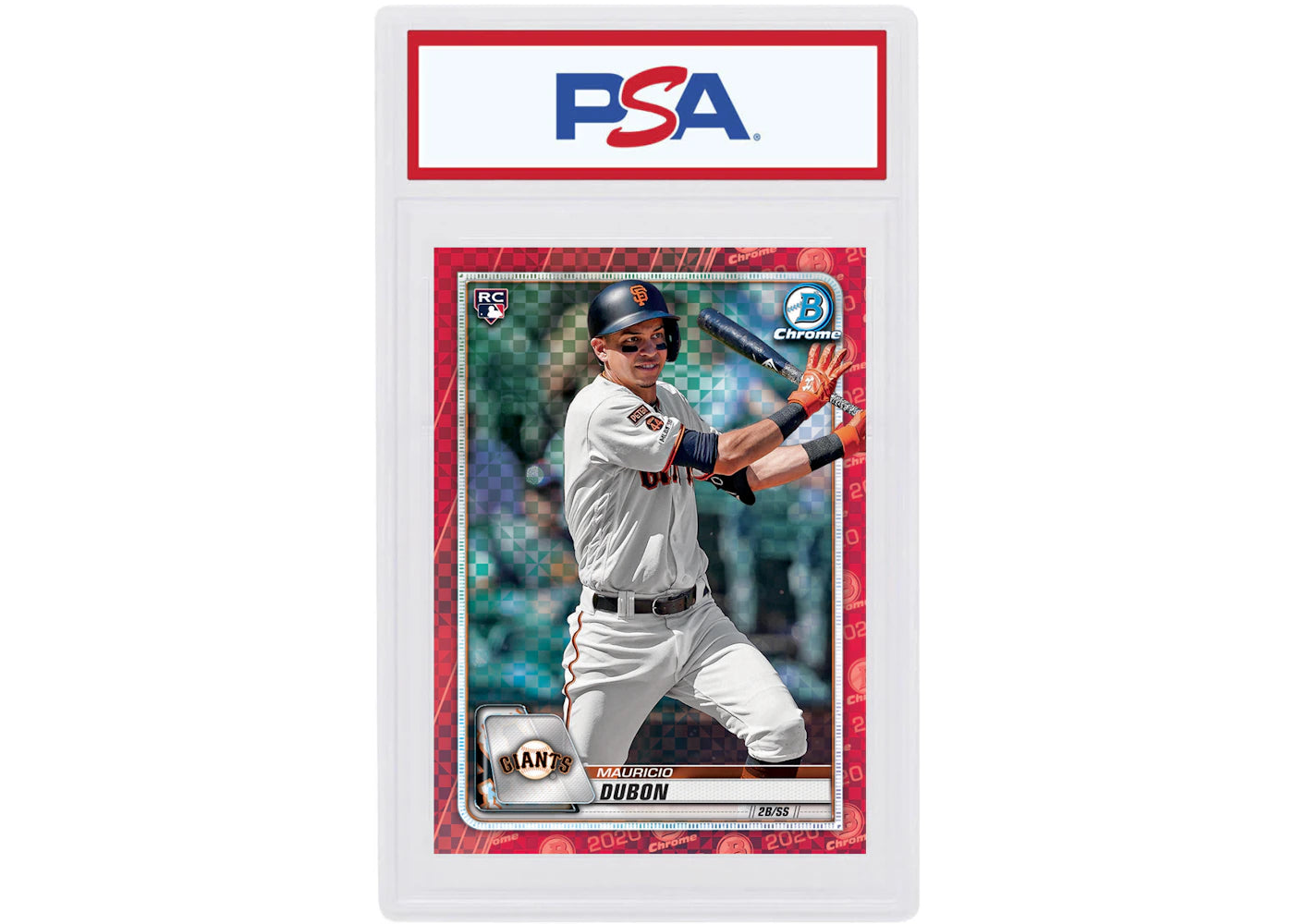 Mauricio Dubon 2020 Bowman Chrome X Rookie Red X-Fractor 1/1 #38 (PSA or BGS Graded)