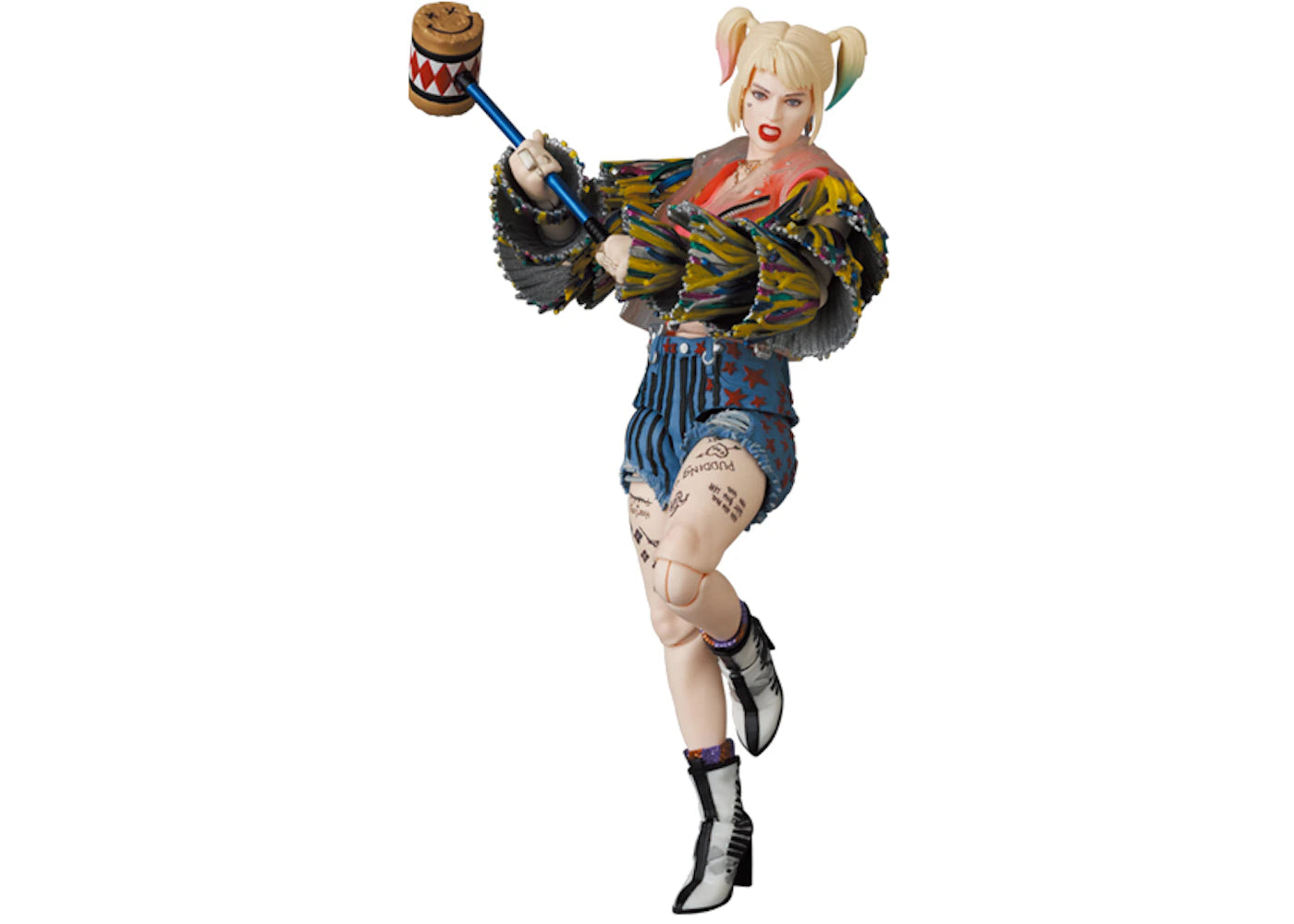 Medicom Birds of Prey Harley Quinn (Caution Tape Jacker) No. 159 Action Figure