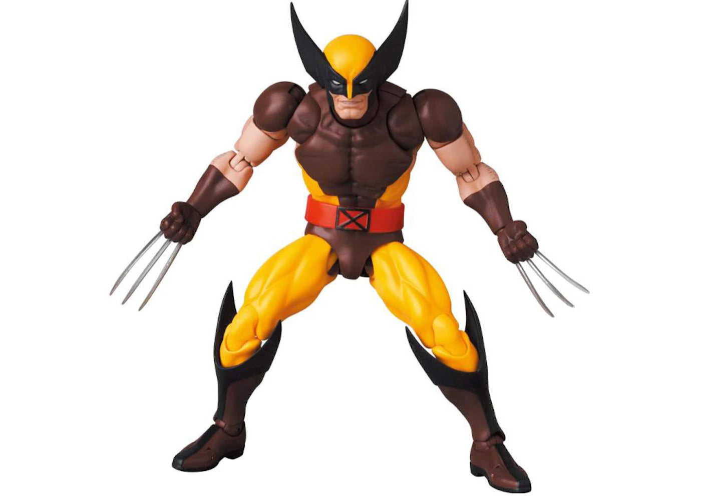 Medicom Marvel MAFEX No.138 Wolverine (Brown Costume) Action Figure