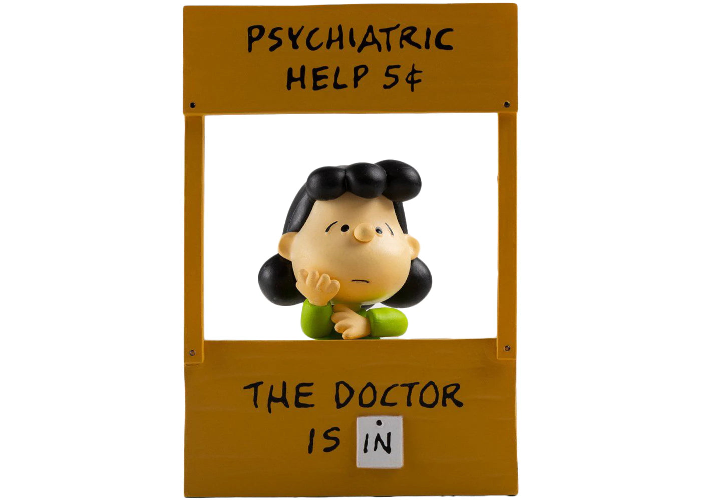 Medicom UDF Peanuts Series 12- Psychiatric Help Lucy Figure Brown