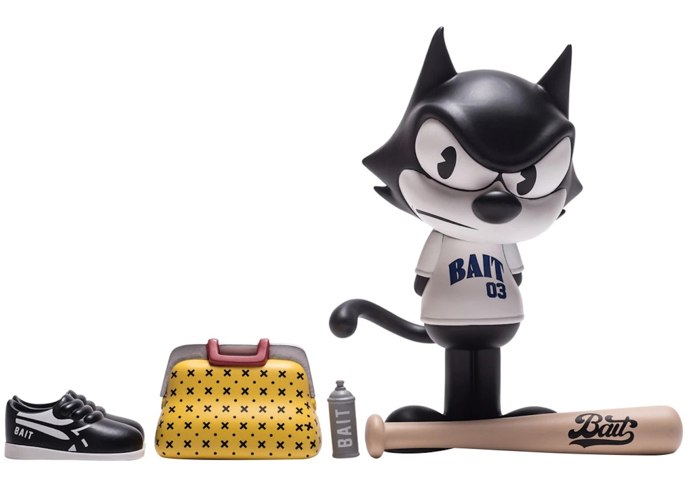 Medicom x Dreamworks x SWITCH Collectibles x Felix the Cat Slugger 6 Inch Figure #3 Los Angeles