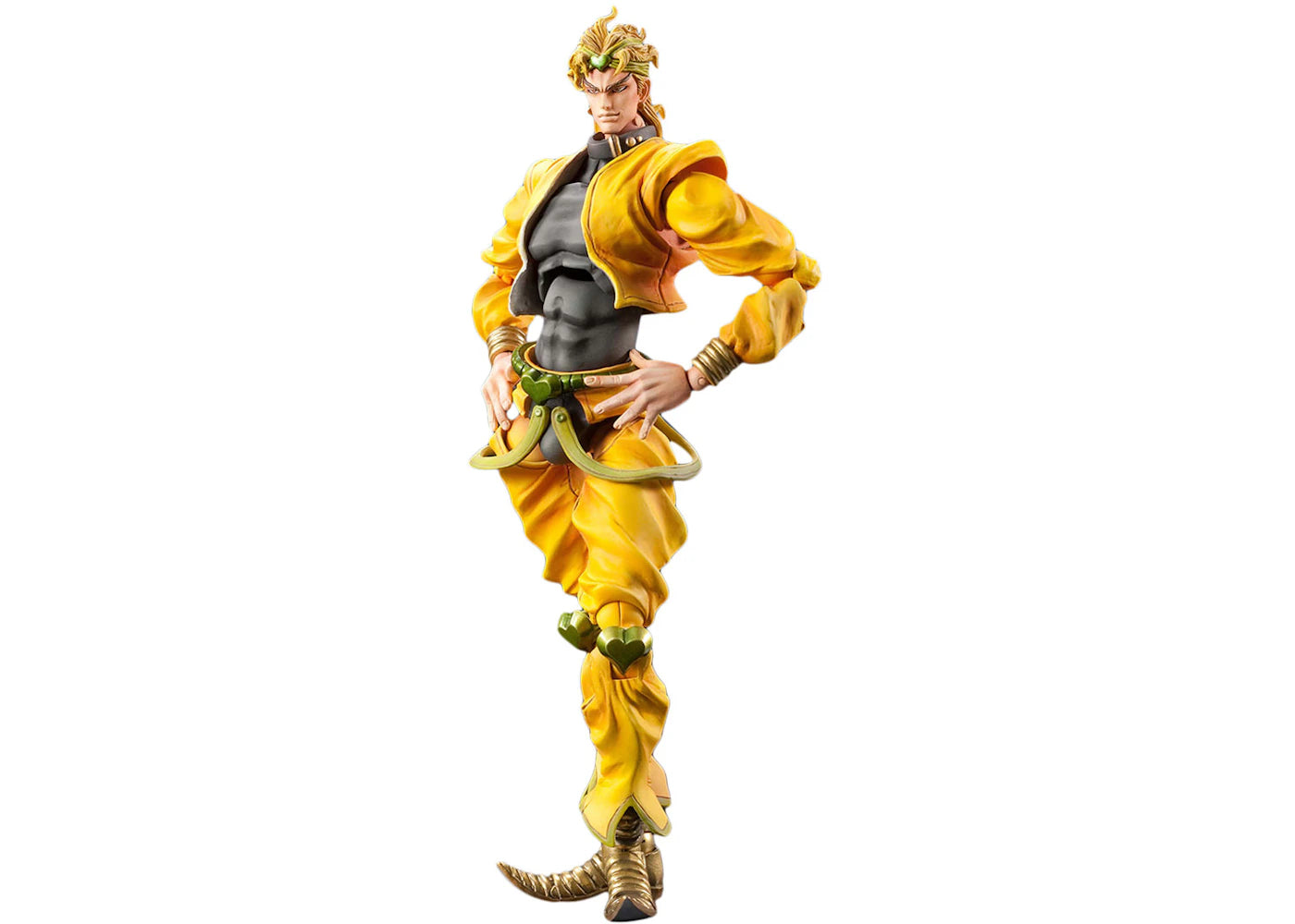 Medicom Super Action Statue JoJo's Bizarre Adventure Part 3 Stardust Crusaders Dio Brando Chozokado Re-Run Action Figure Yellow
