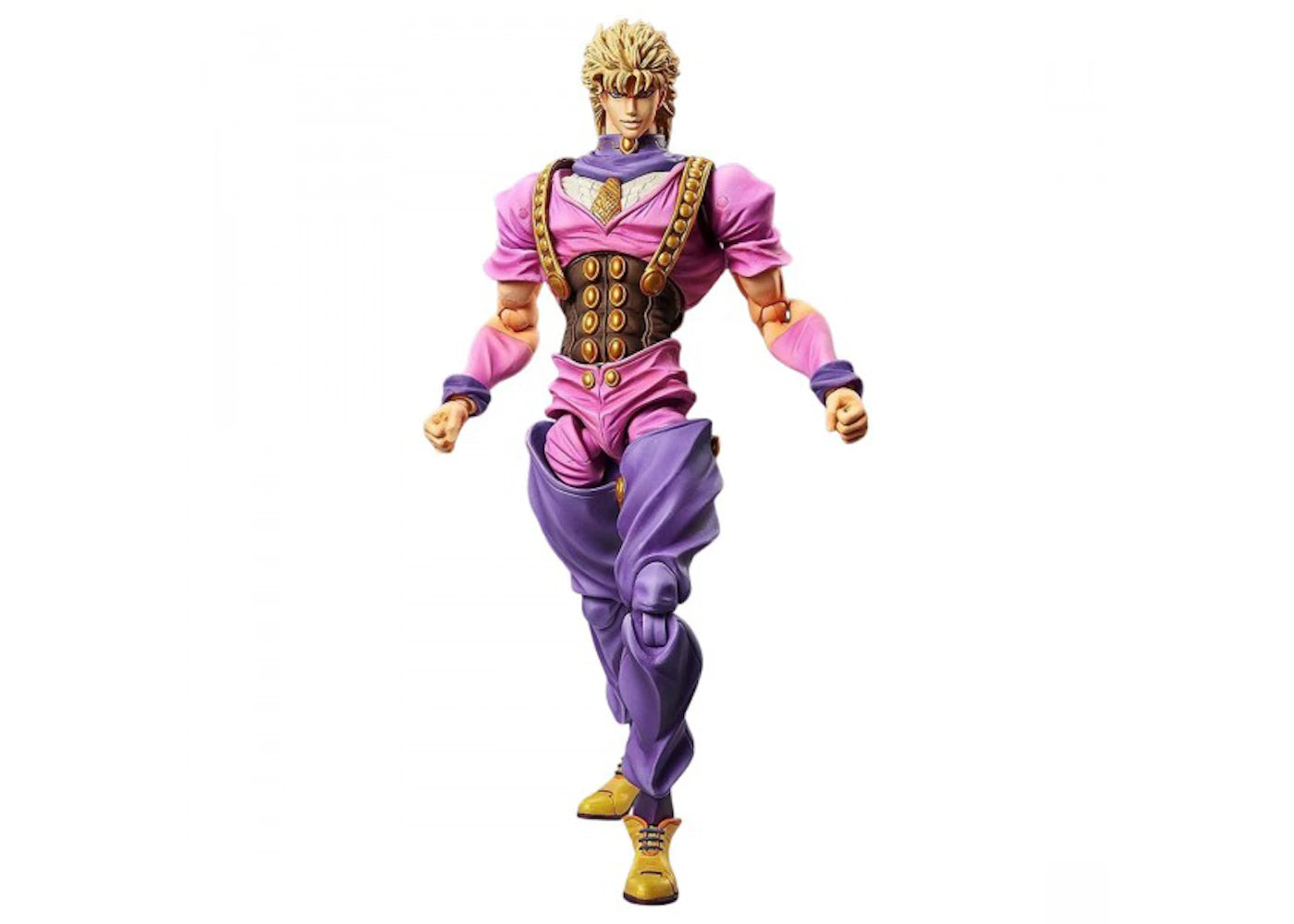 Medicom Super Action Statue Jojo'S Bizarre Adventure Part 1 Phantom Blood Dio Brando Chozokado Figure Pink