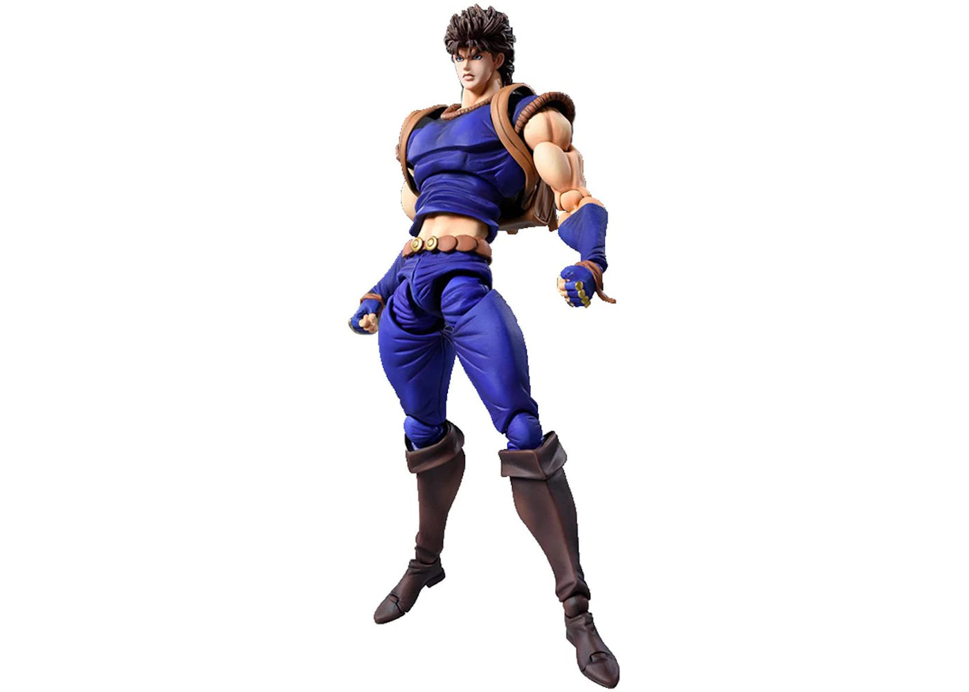 Medicom Super Action Statue Jojo'S Bizarre Adventure Part 1 Phantom Blood Jonathan Joestar Chozokado Figure Blue