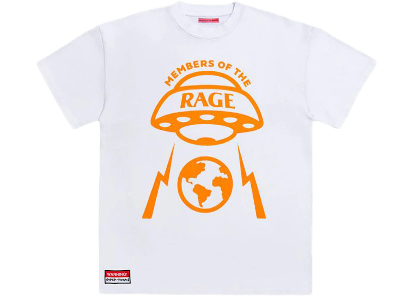 Members of The Rage Members Of The Rage T-shirt Neon Orange/White