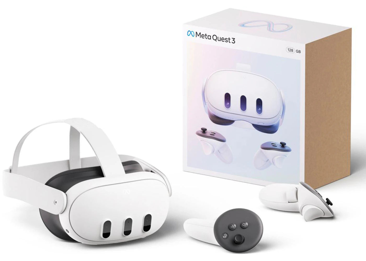 Meta Quest 3 128GB VR Headset (UK) Plug 899-00581-01