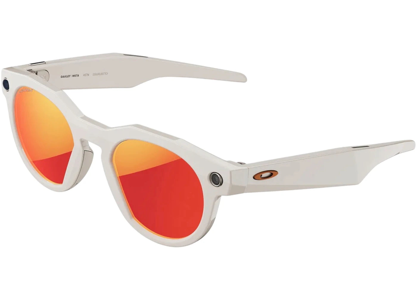Meta x Oakley HSTN Glasses 0OW8002 800204 Warm Grey/Prizm Ruby