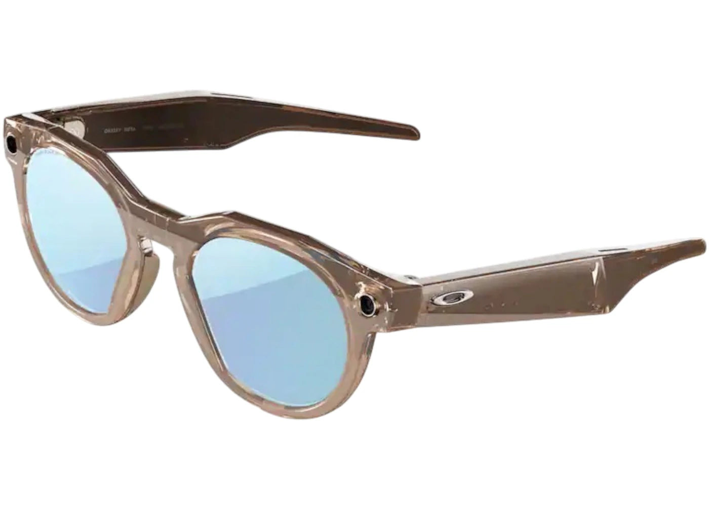 Meta x Oakley HSTN Glasses 0OW8002 800206 Brown Smoke/Prizm Deep Water Polarised