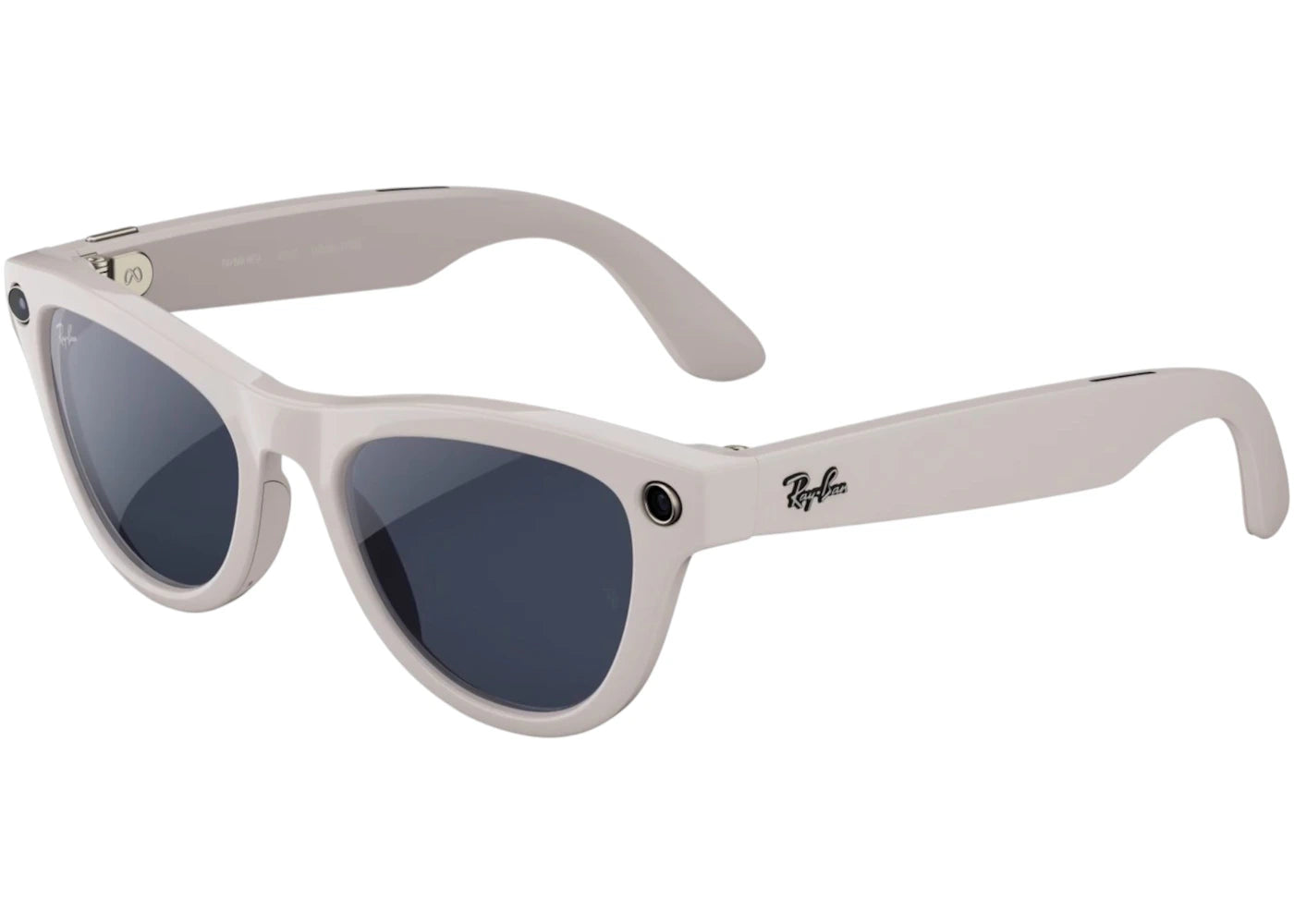 Meta x Ray-Ban Skyler Glasses (Gen 2) Standard 0RW4014_6700MF52 Shiny Chalky Gray/Clear to Sapphire Transitions