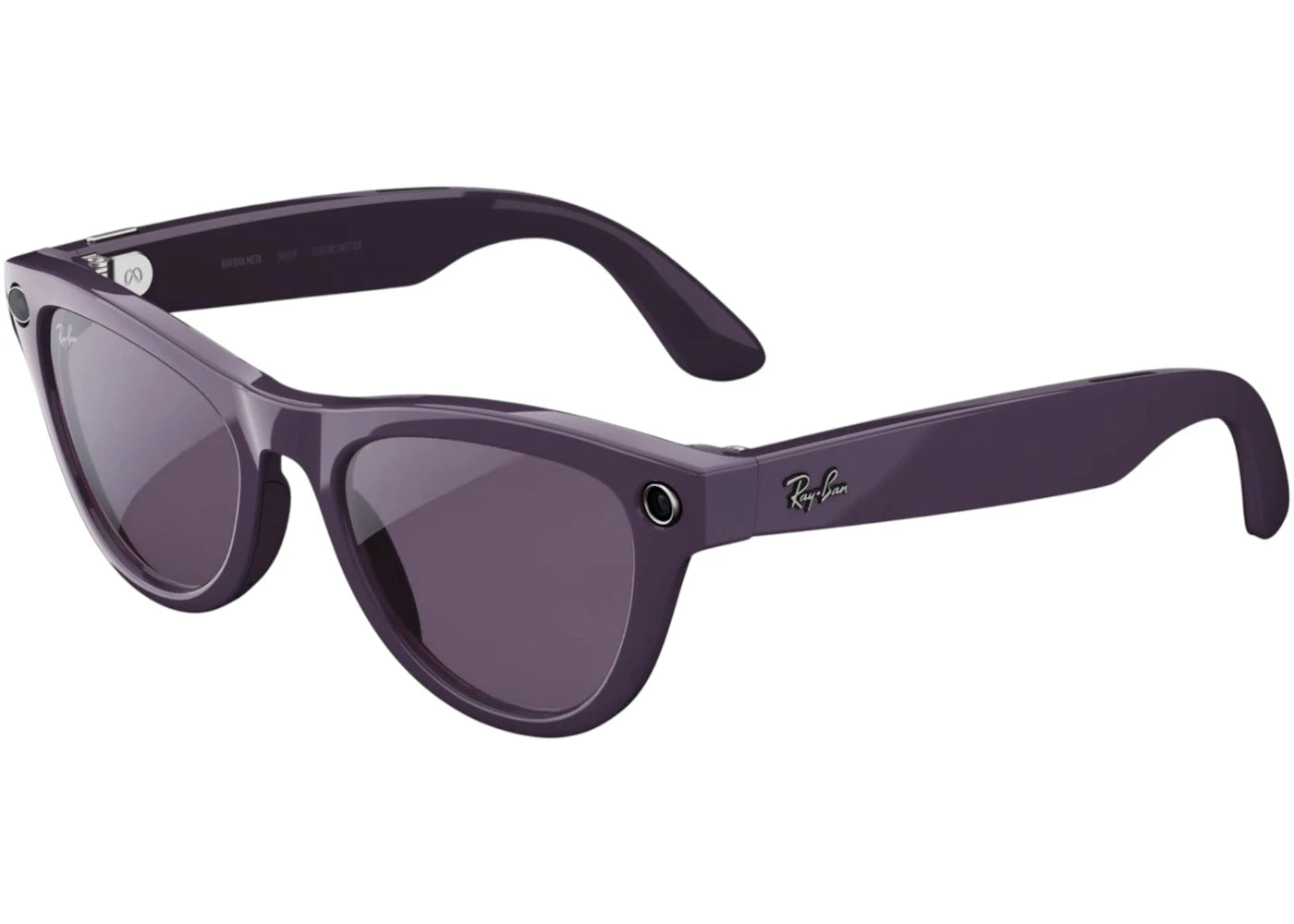 Meta x Ray-Ban Skyler Glasses (Gen 2) Standard 0RW4014_6701CH52 Shiny Mystic Violet/Clear to Amethyst Transitions