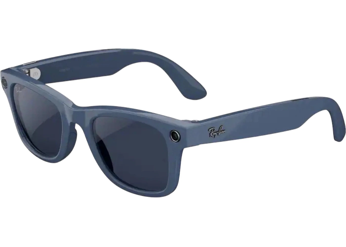 Meta x Ray-Ban Wayfarer Glasses (Gen 2) Large 0RW4012_6628MF53 Shiny Cosmic Blue/Clear to Sapphire Transition