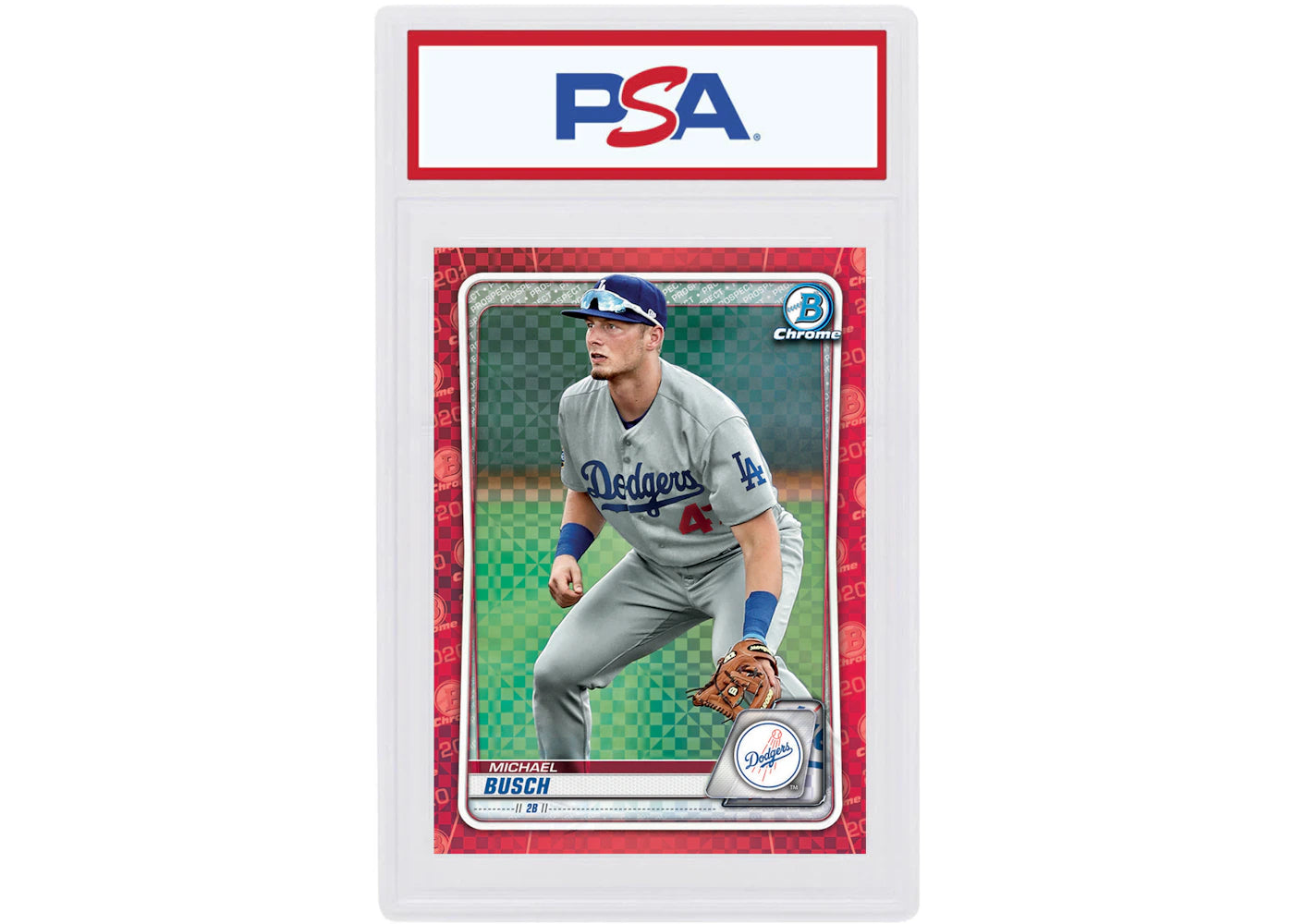 Michael Busch 2020 Bowman Chrome X Red X-Fractor 1/1 #BCP-152