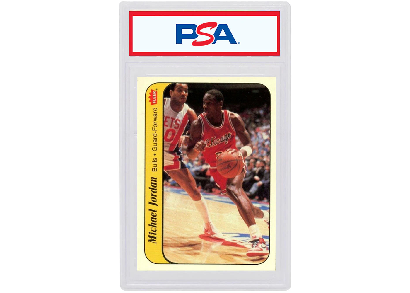 Michael Jordan 1986 Fleer Sticker #8 (PSA or BGS Graded)