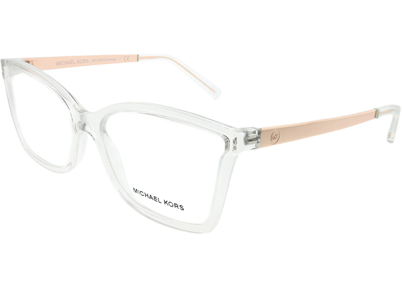 Michael Kors Caracas Rectangle Eyeglasses Crystal Clear (MK_4058_3050)
