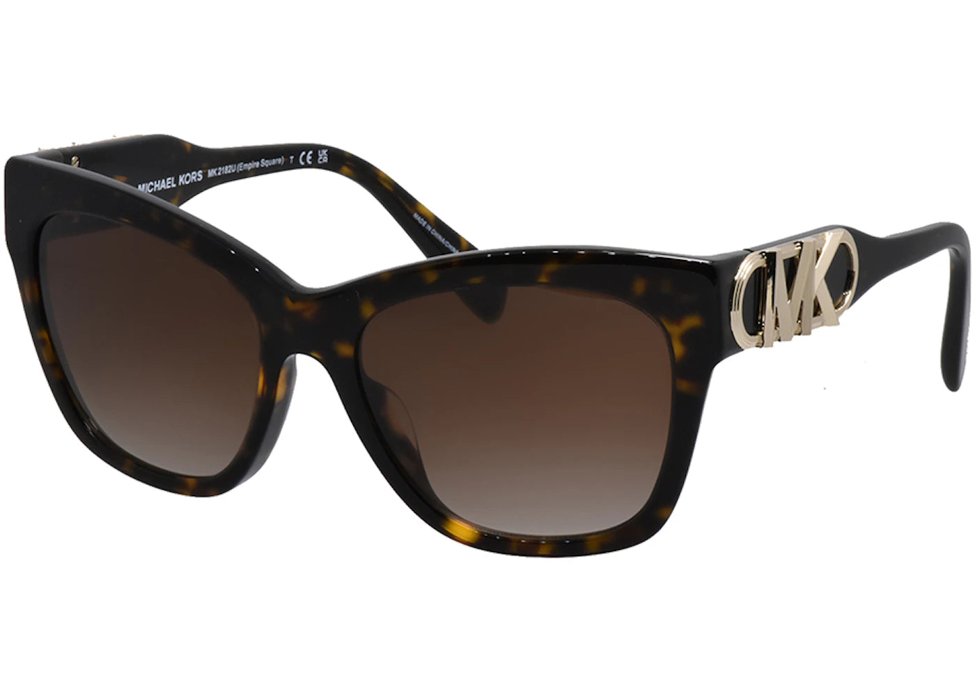 Michael Kors Empire Square Butterfly Sunglasses Dark Tortoise (MK_2182U_300613)