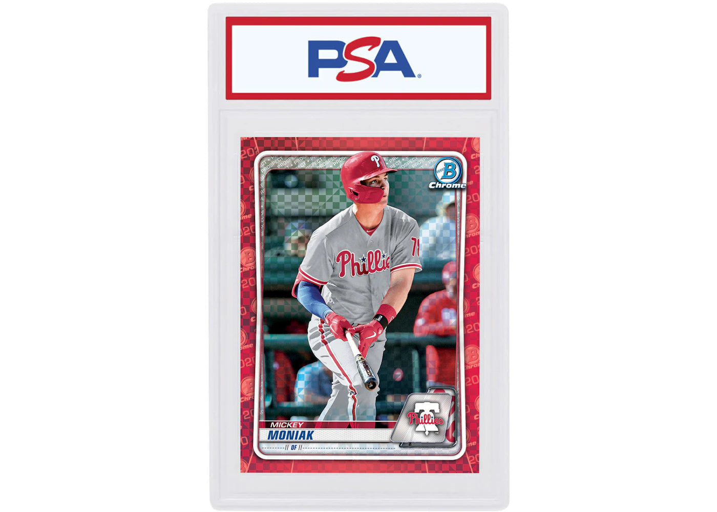 Mickey Moniak 2020 Bowman Chrome X Red X-Fractor 1/1 #BCP-167