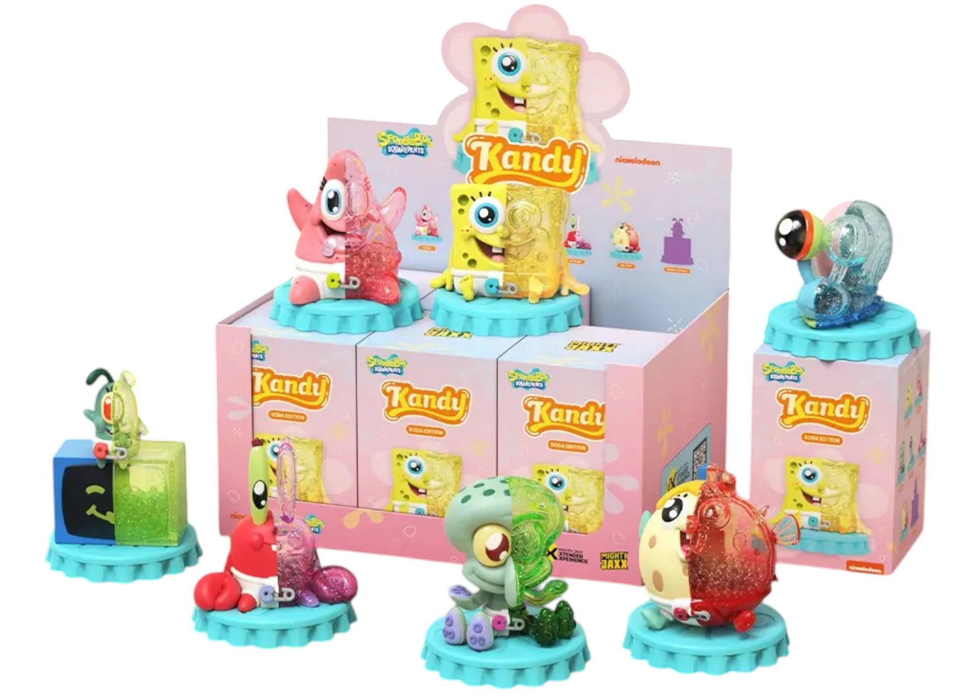 Mighty Jaxx Kandy X SpongeBob SquarePants (Soda Edition) Sealed Case (6 Blind Boxes)