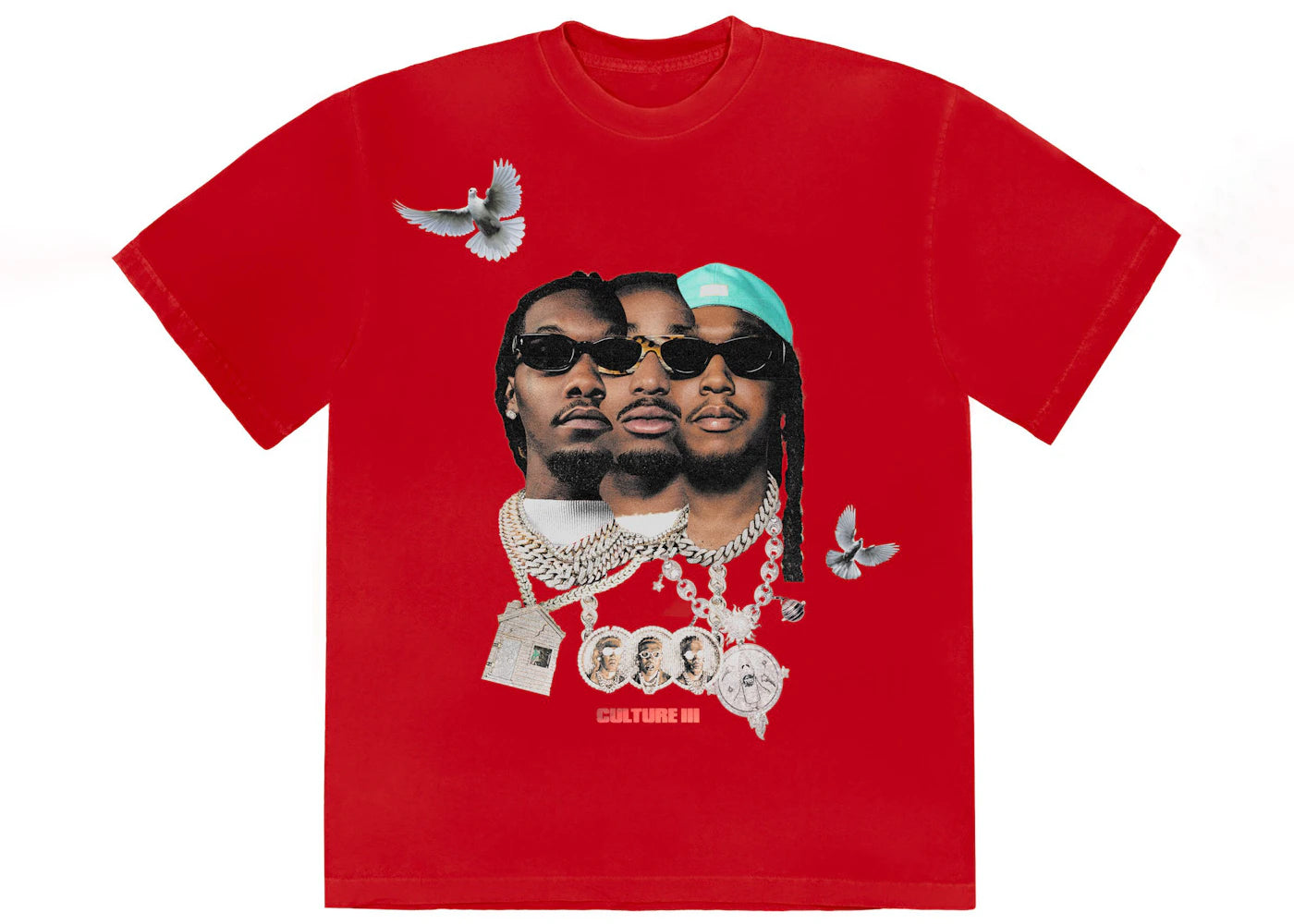 Migos Cover Promo T-shirt Red