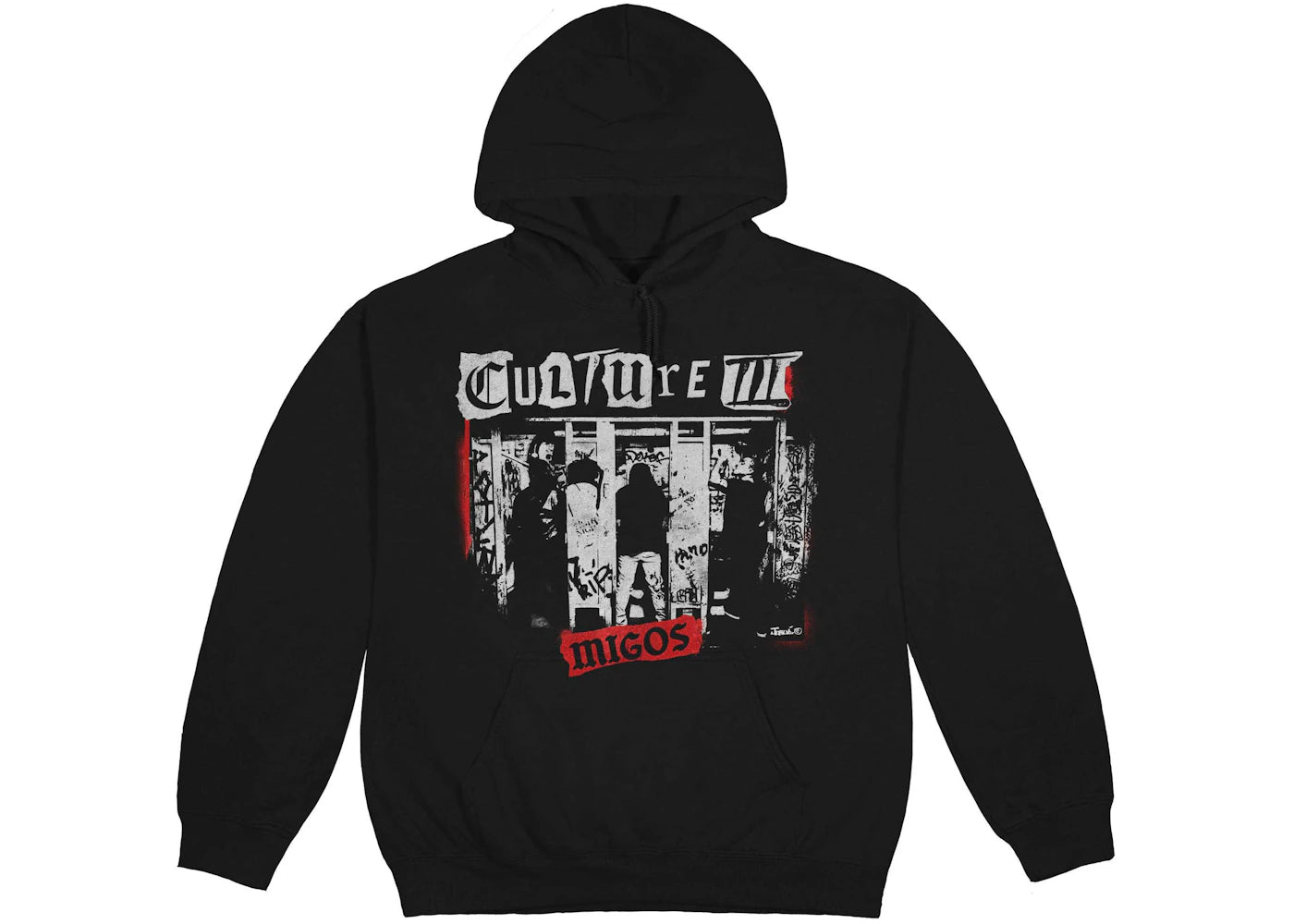 Migos Culture III Poster Hoodie Black