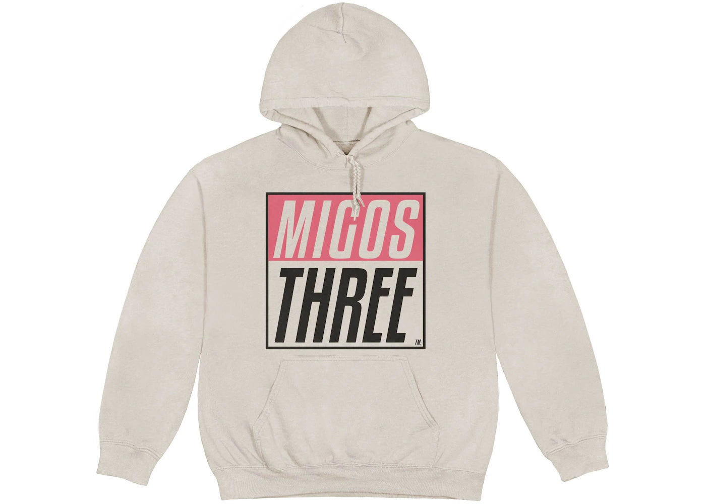 Migos Migos Three Hoodie Natural