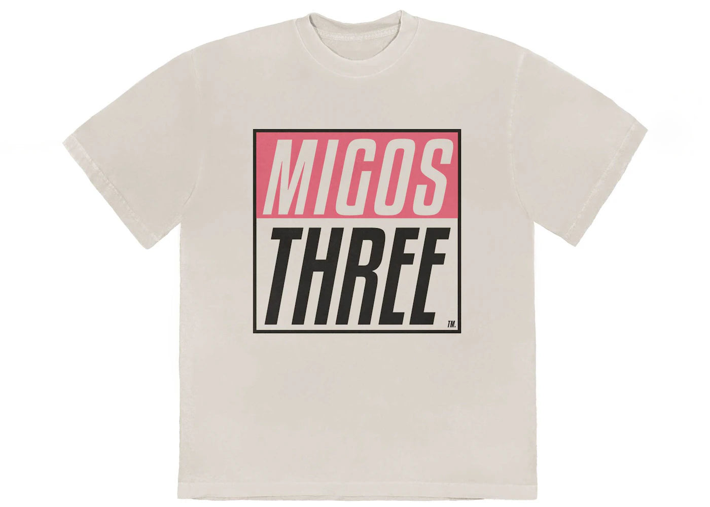 Migos Migos Three T-shirt Natural