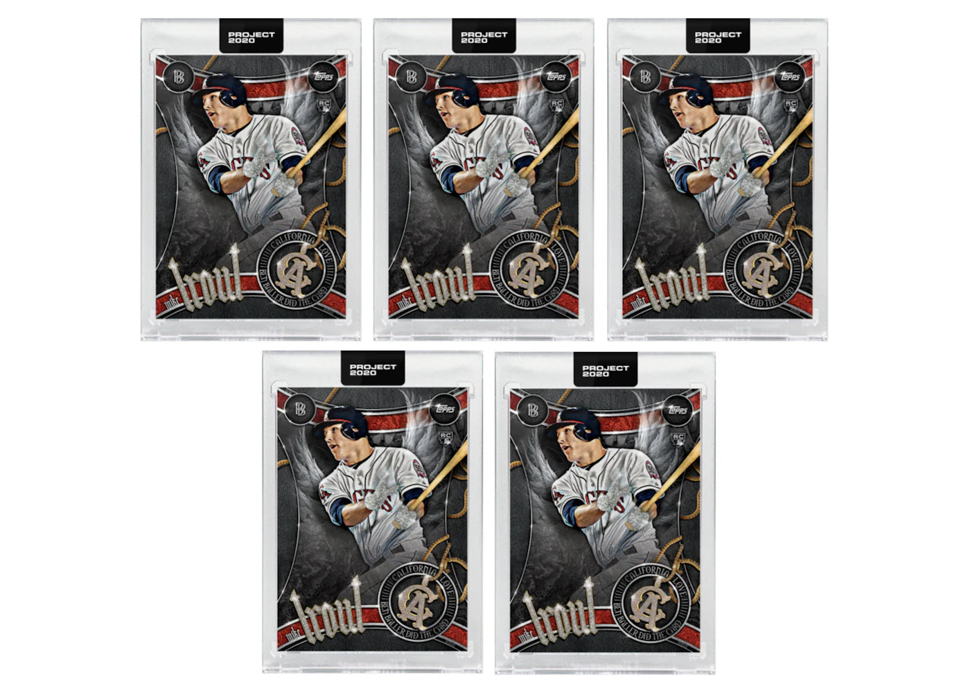 Mike Trout 2011 Topps Project 2020 Ben Baller 5x Lot /34950 #51