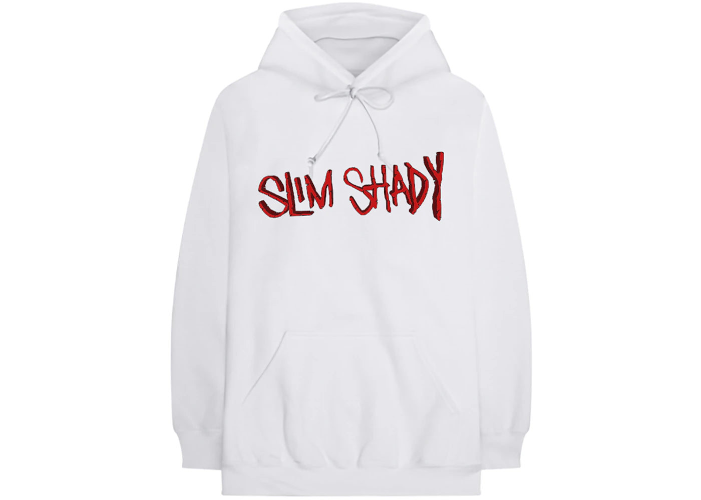 Millinsky x Eminem Concrete Middle Finger Hoodie White